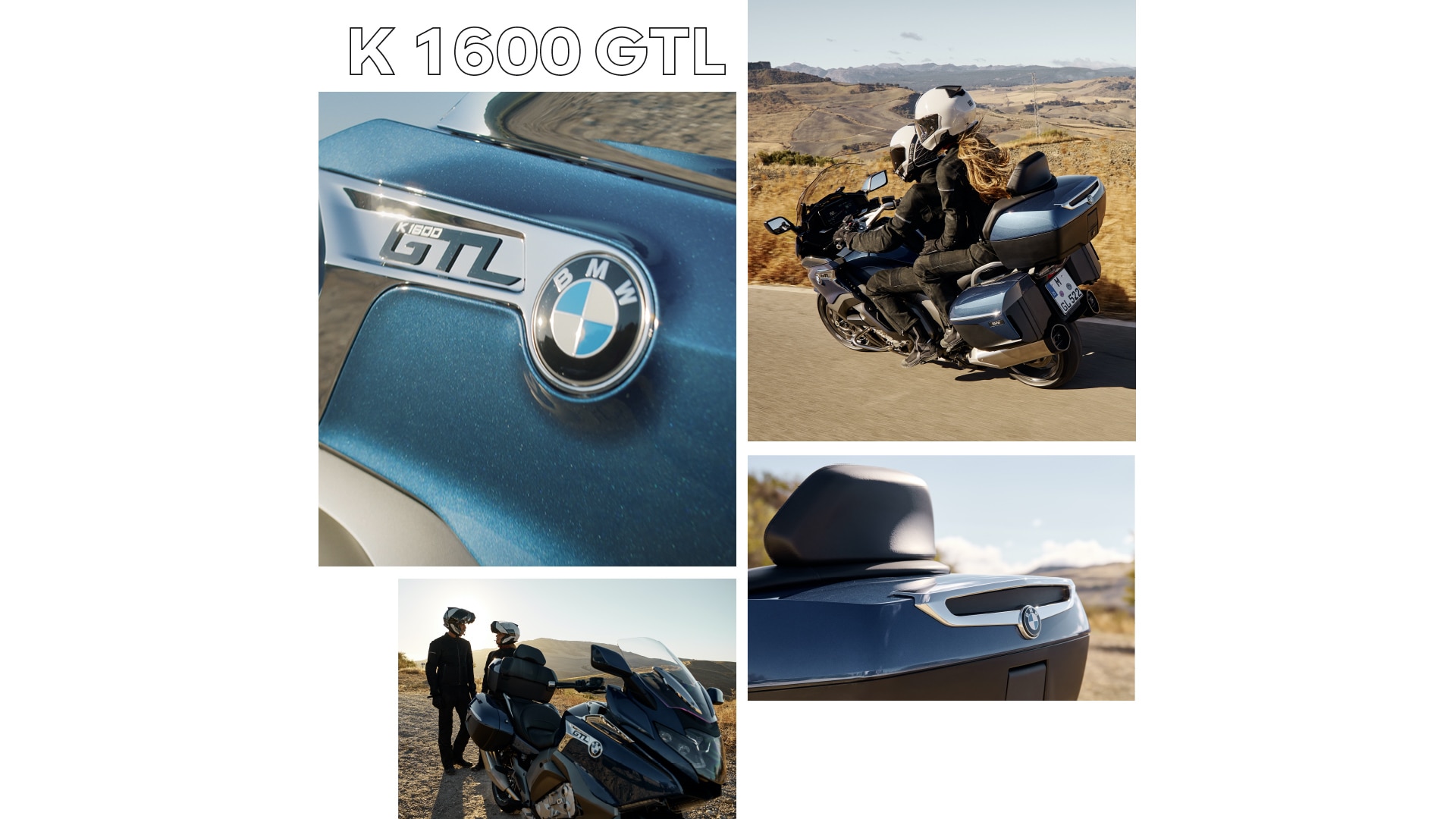 Imagens dinâmicas da K 1600 GT em condução