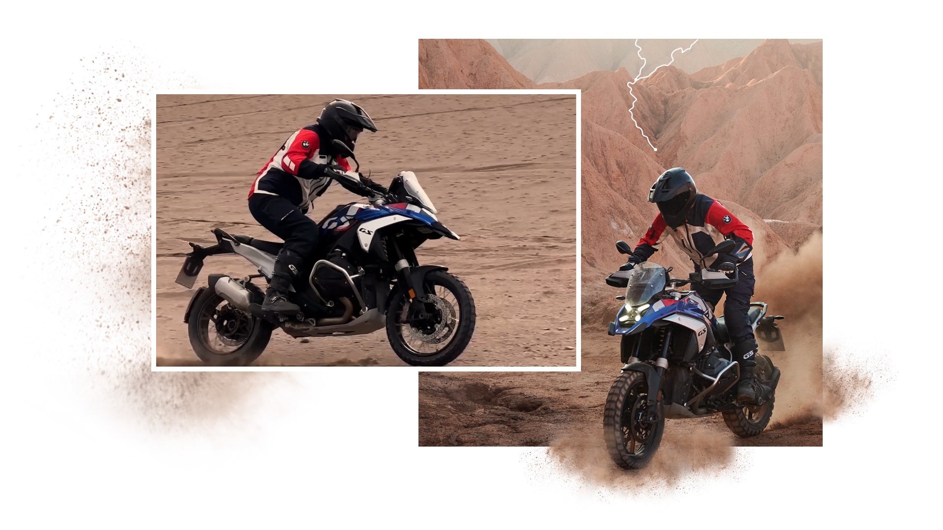 A R 1300 GS durante a viagem