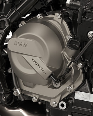 O motor de dois cilindros recém-desenvolvido da F 450 GS da BMW Motorrad