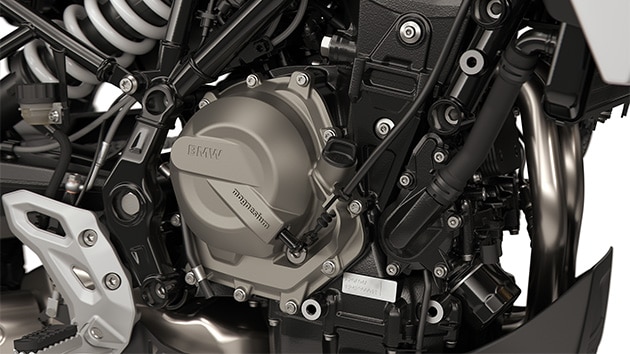 O motor de dois cilindros recém-desenvolvido da F 450 GS da BMW Motorrad