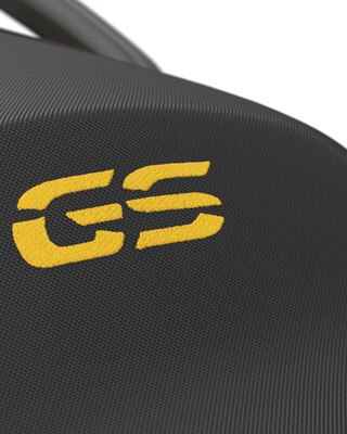 Vemos a inscrição GS no banco
