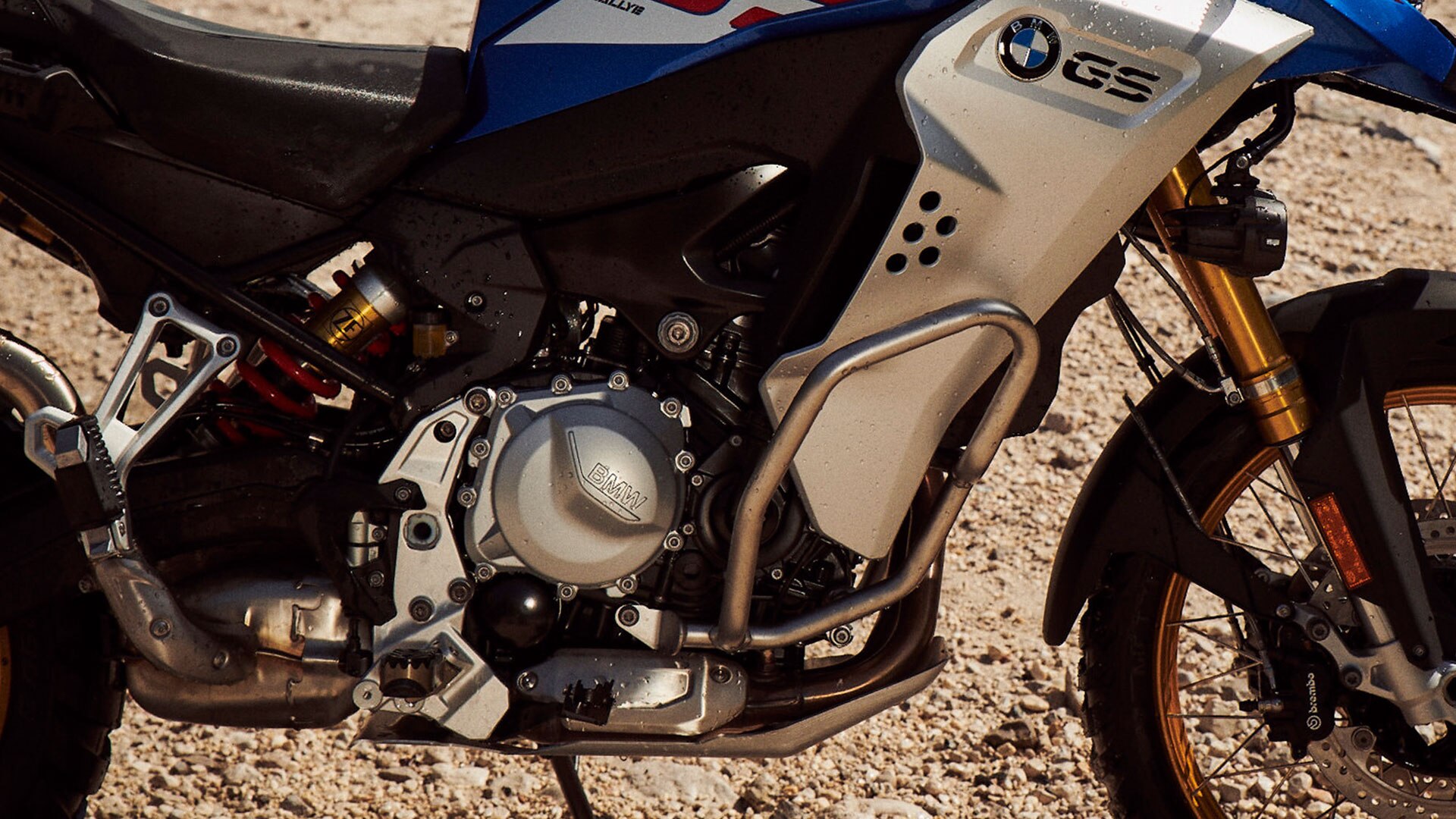A proteção do motor do novo BMW F 850 GS Adventure