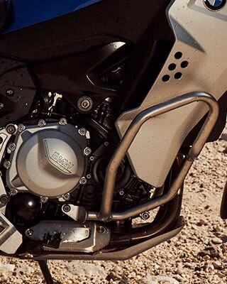 A proteção do motor do novo BMW F 850 GS Adventure