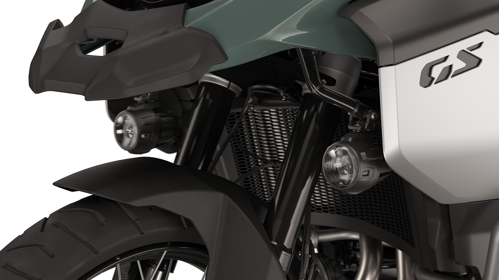O farol adicional da F 900 GS Adventure da BMW Motorrad
