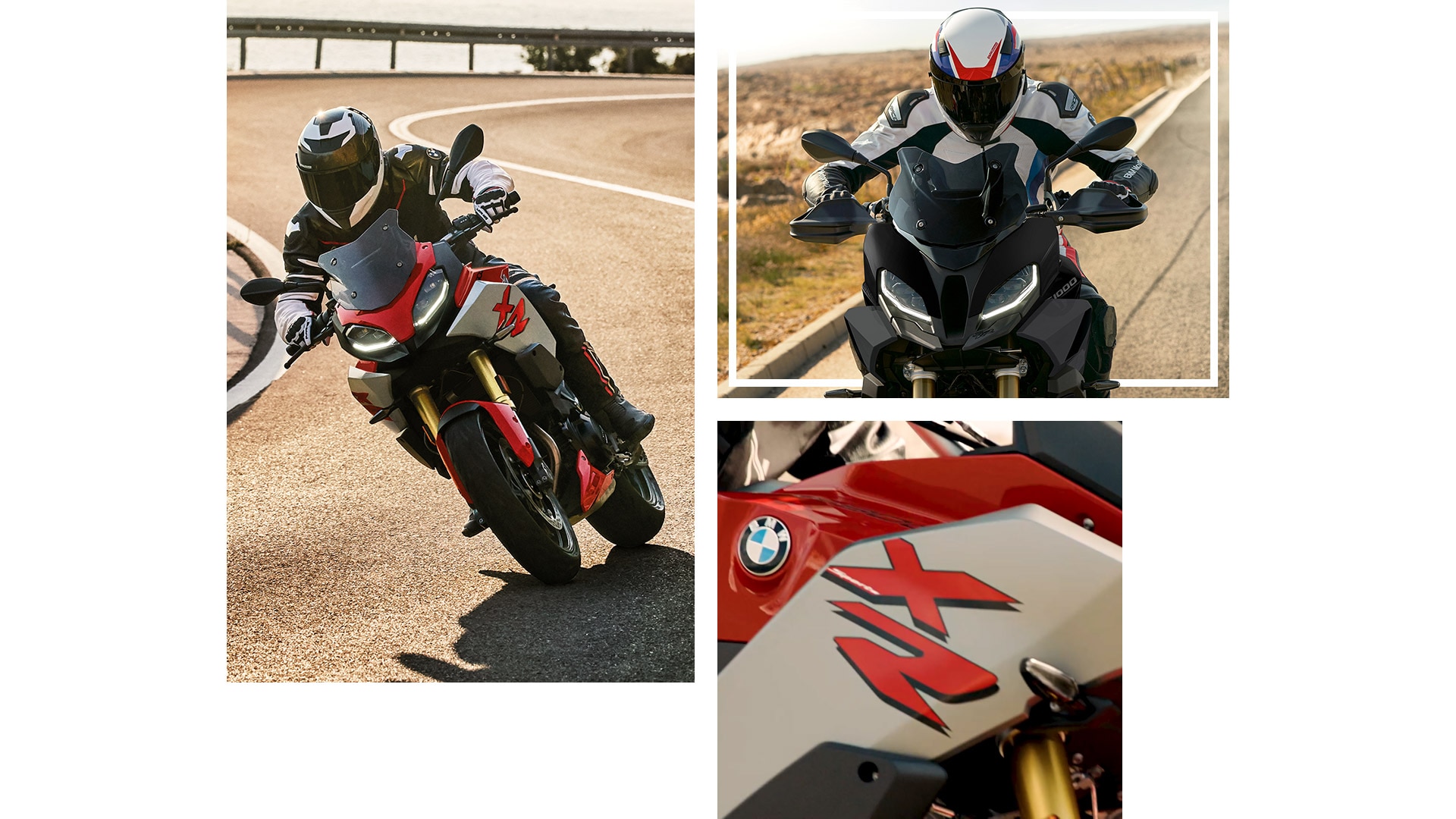 Composição com os modelos BMW Motorrad XR.