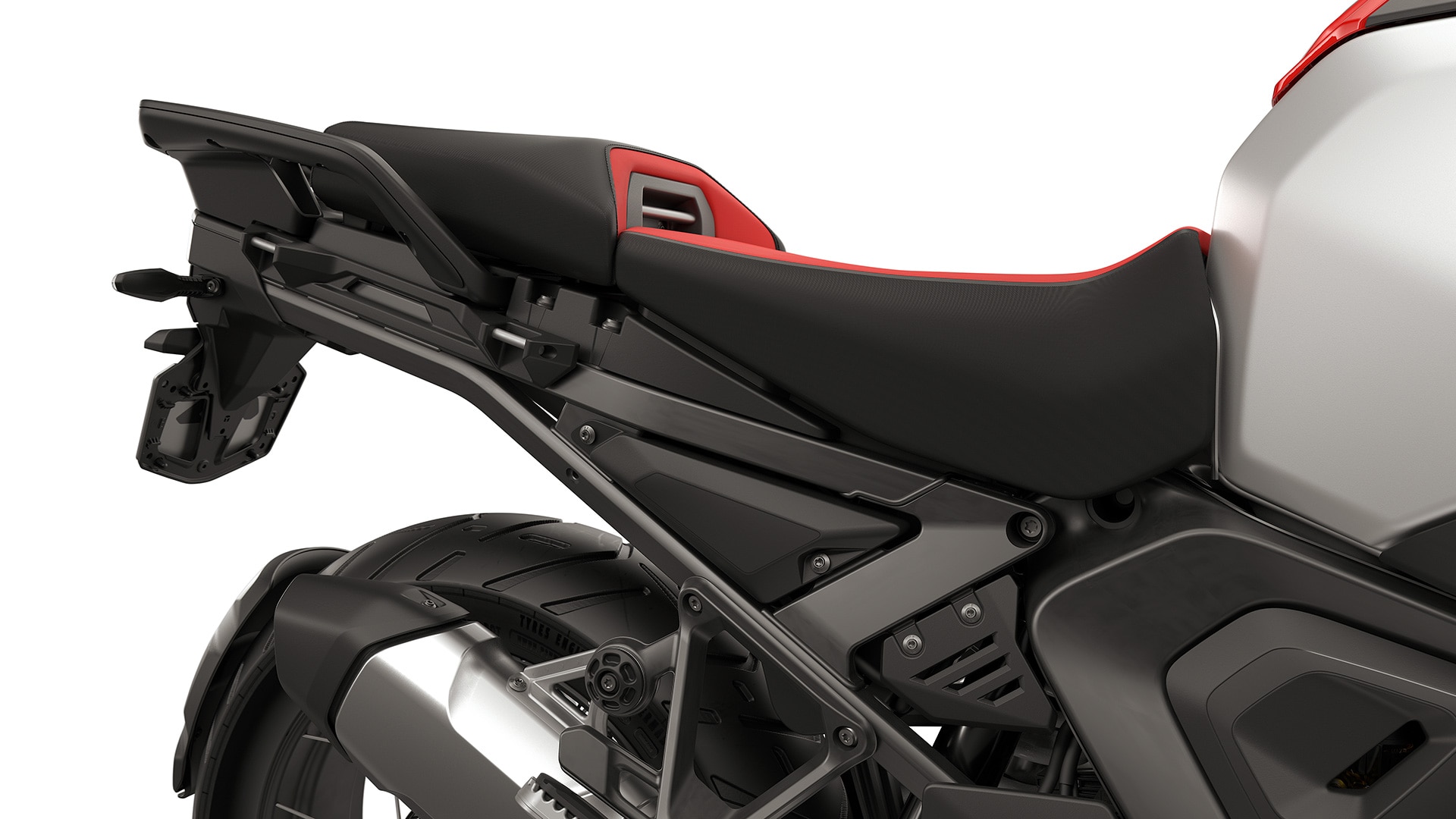 Quadro posterior tubular em alumínio