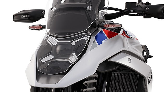 A dianteira da R 1300 GS Trophy da BMW Motorrad
