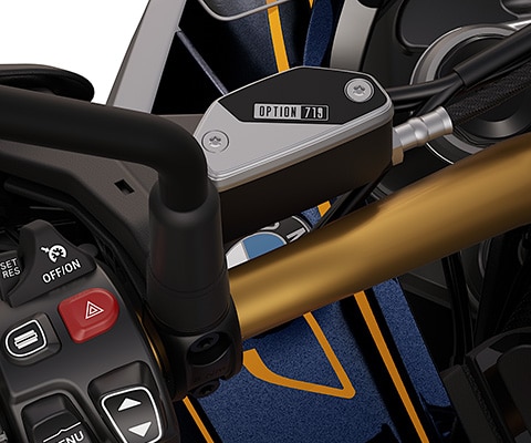 As peças fresadas Option 719 da BMW R 1300 GS Biscaya