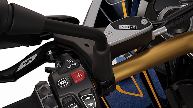 As peças fresadas Option 719 da BMW R 1300 GS Biscaya