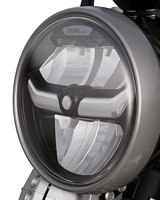 A R 12 da BMW Motorrad com farol LED e luz diurna