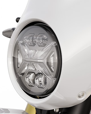 O farol adicional LED da R 12 G/S da BMW Motorrad