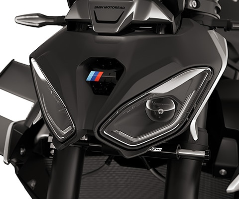 Farol LED com design “split face” da M 1000 R da BMW Motorrad