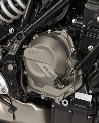O motor bicilíndrico em linha da F 450 R da BMW Motorrad