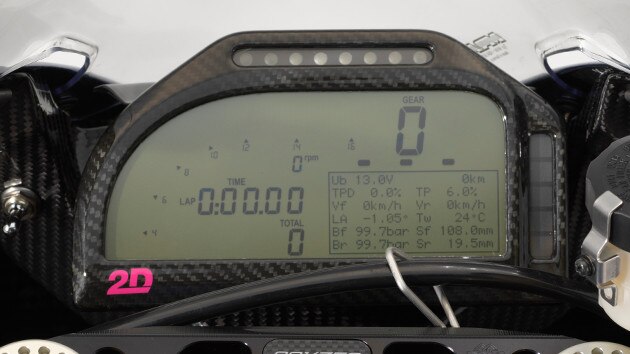 Painel de controlo 2D da HP4 Race
