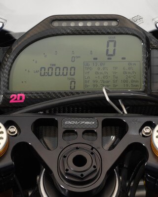 Painel de controlo 2D da HP4 Race