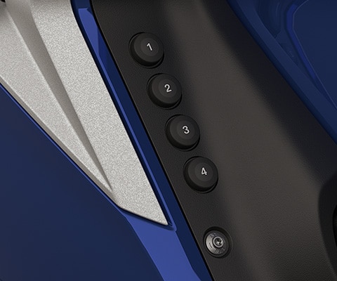 Foco nas quatro teclas de Favoritos