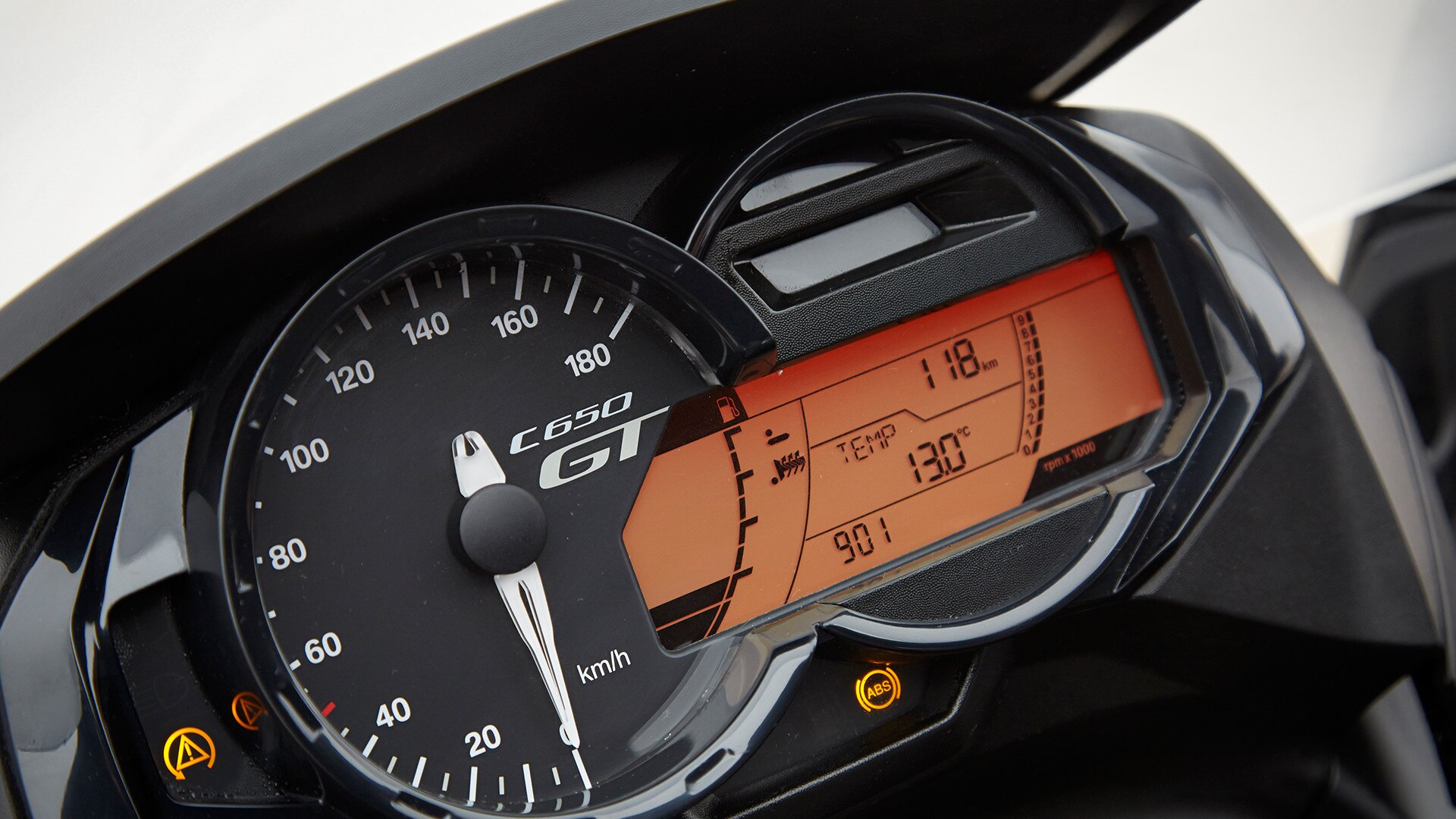 Painel de instrumentos da C 650 GT