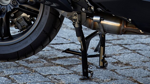 Descanso central otimizado da C 650 Sport