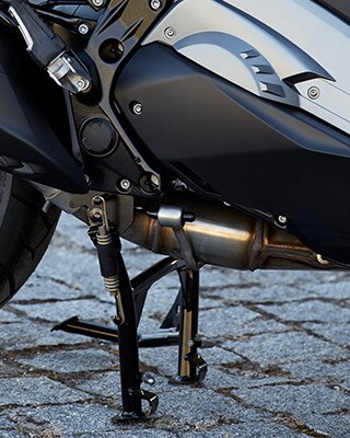 Descanso central otimizado da C 650 Sport