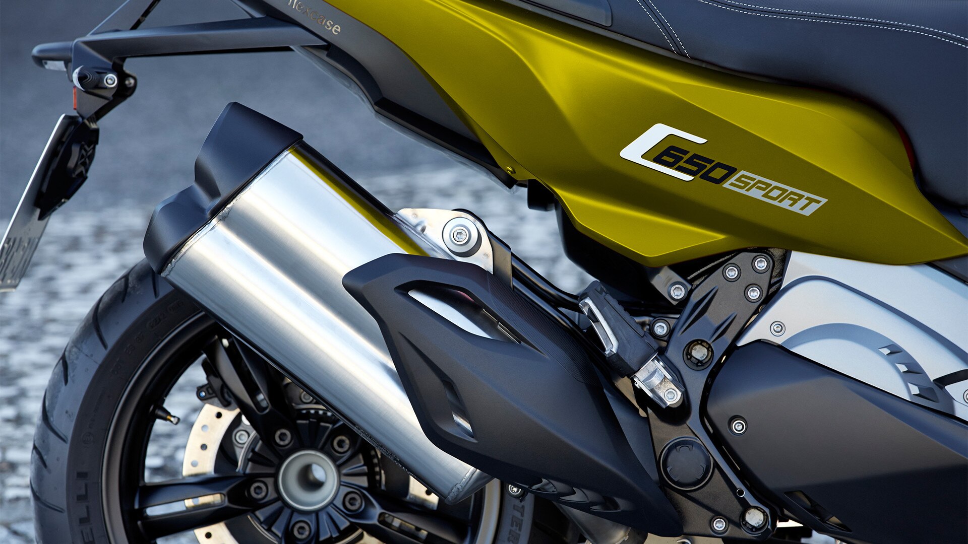 Silenciador desportivo da C 650 Sport