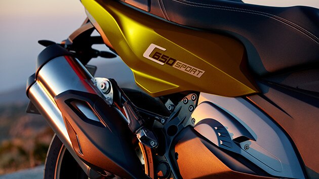 Secção traseira da C 650 Sport