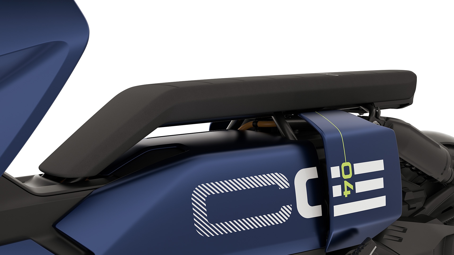 O banco Comfort aquecido na CE 04 da BMW Motorrad